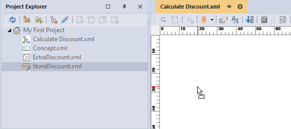 Drag and drop DT in to DRD V10