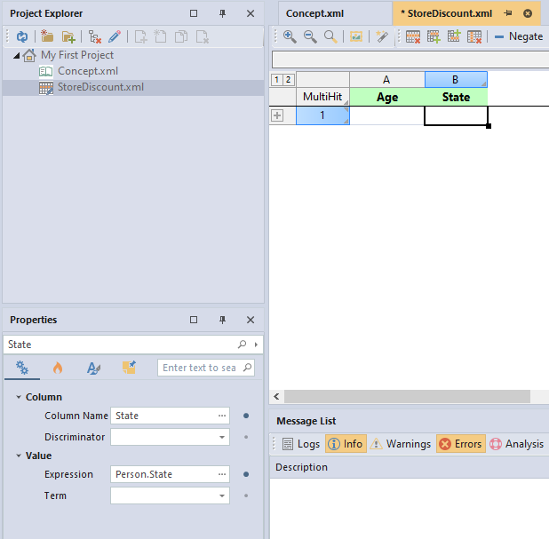 State column in DT V10