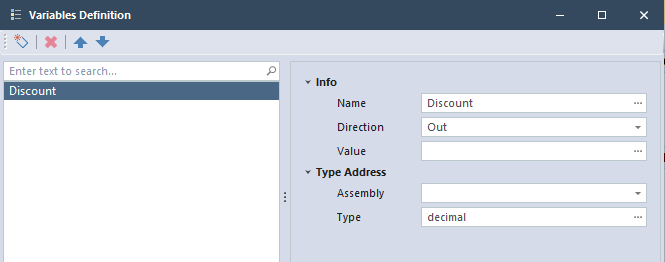 Variable definition for DRD in V10