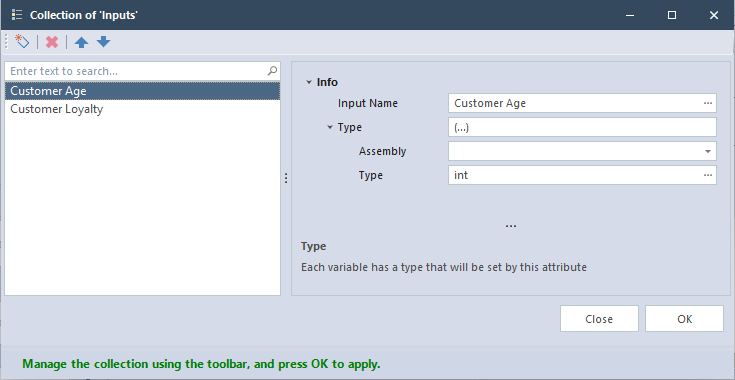 Input Variable