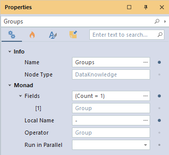 Properties in IRD V10