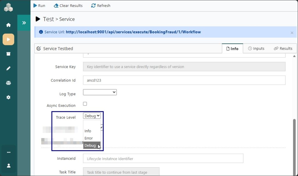 trace Level Debug for Workflow