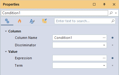 Column Properties V10