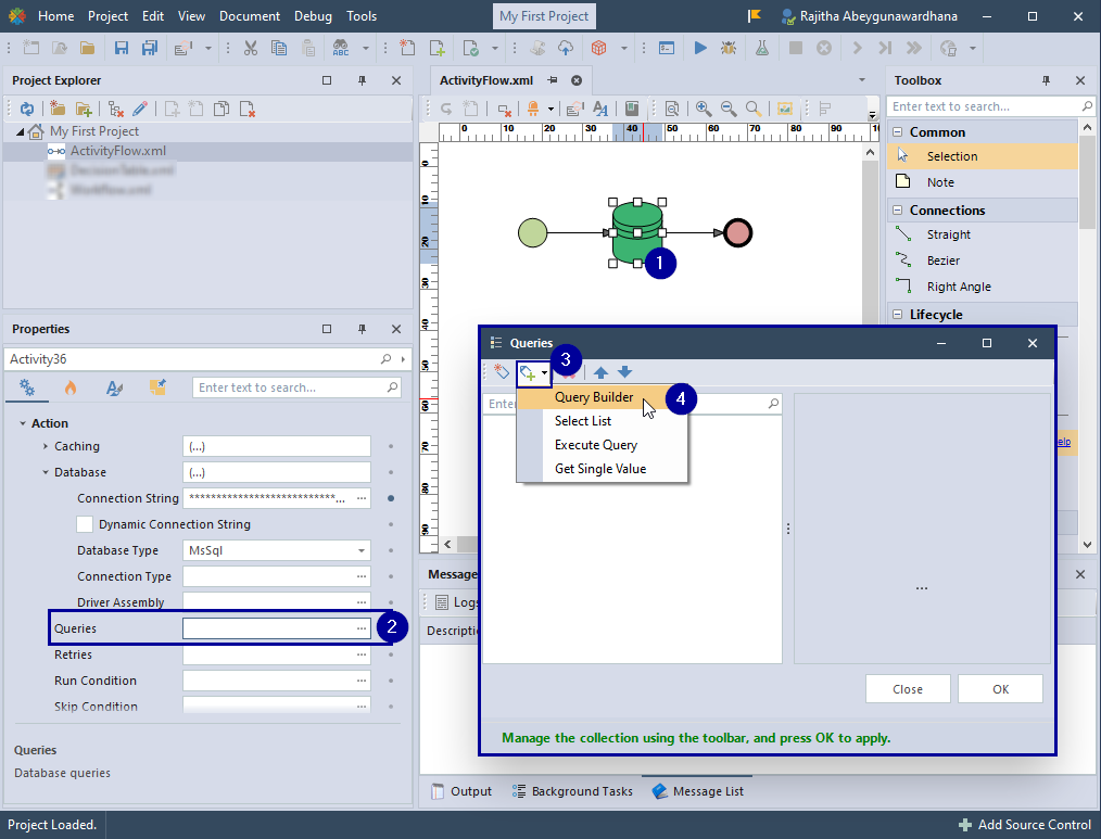 Query Builder start V10