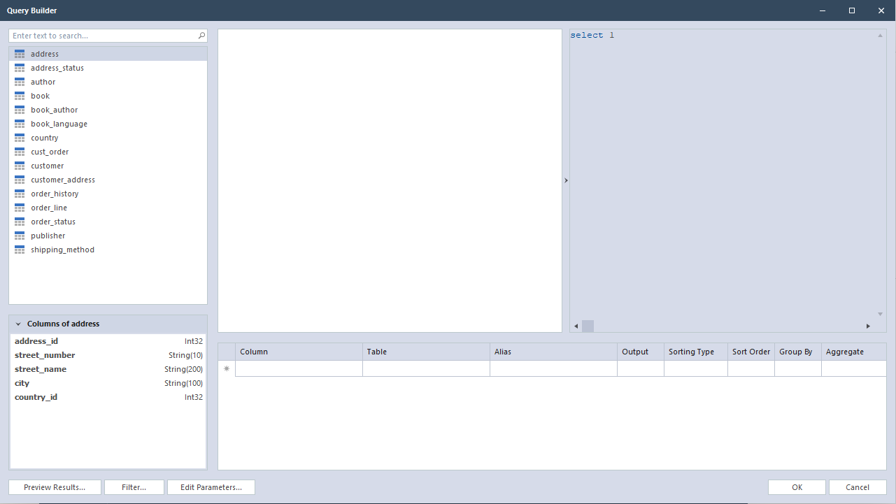 Query builder launch V10