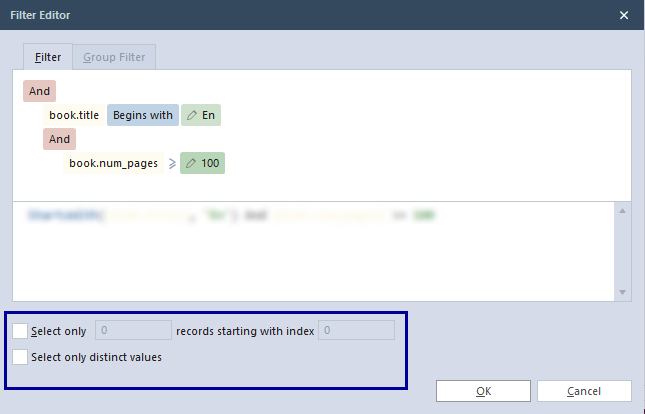 RecordLimit in QB V10