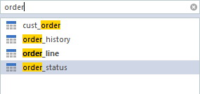 Search option in QB V10