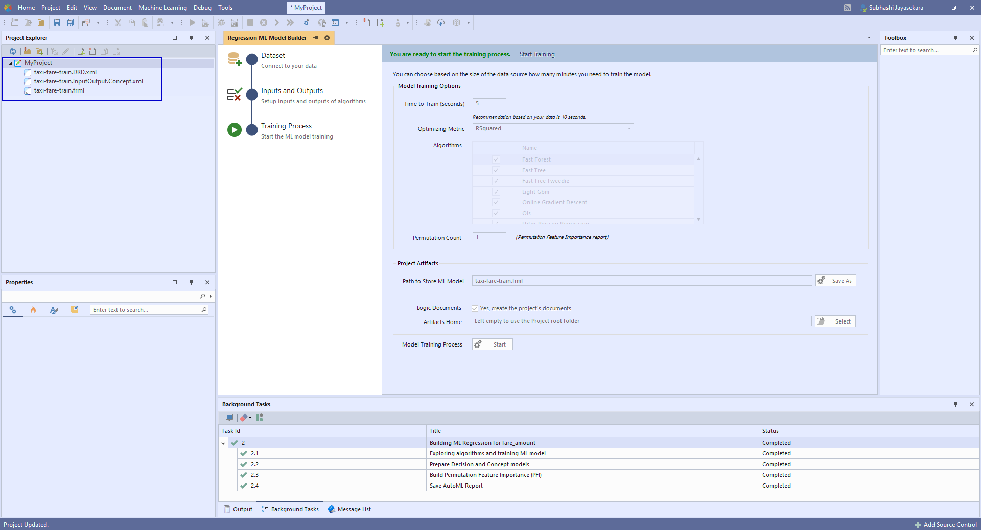 AutoML Builder - FlexRule Resource Hub