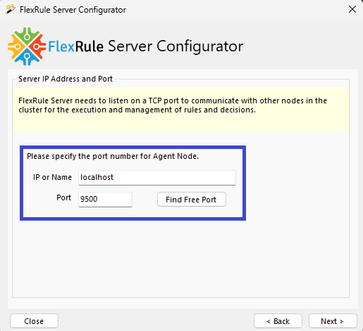 Trouble shooting details specifying to check the Agent IP address in the configurator