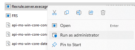 Trouble shooting details specifying to check if the Agent and Master are set to Run as administrator