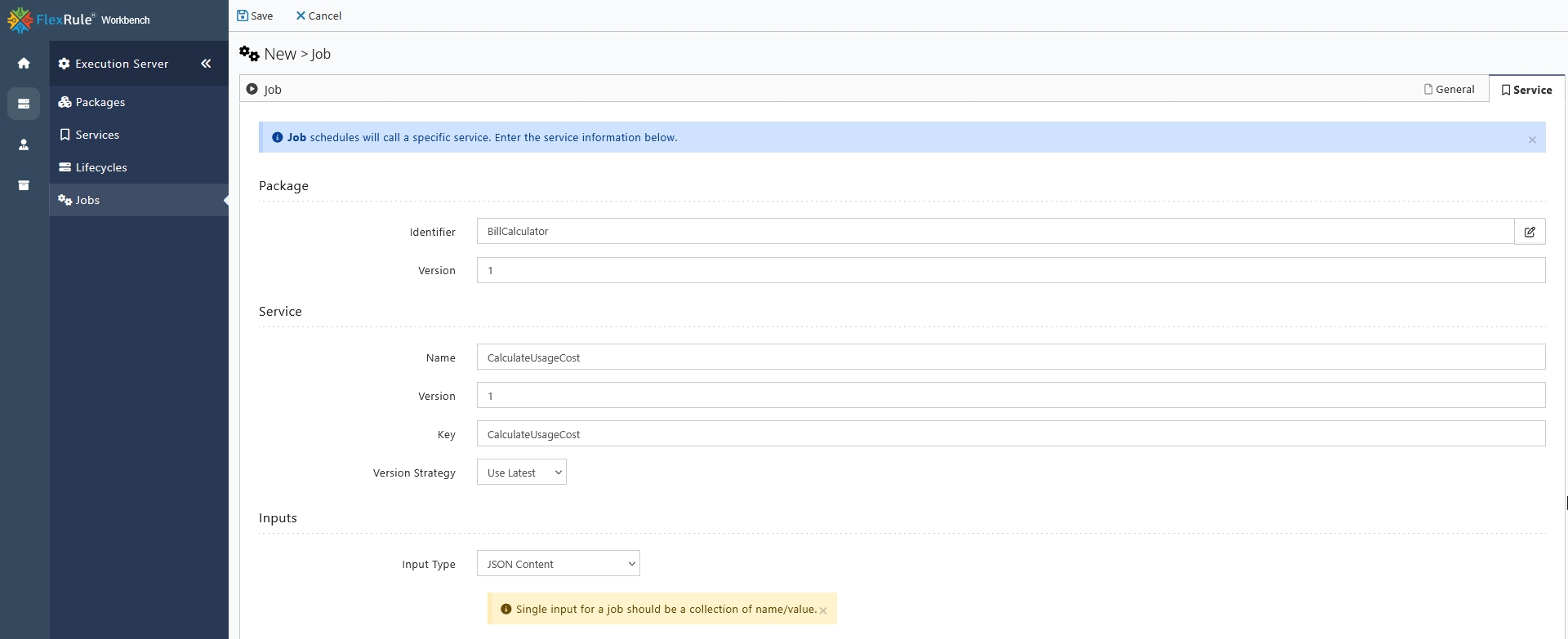 Services in a Job 2