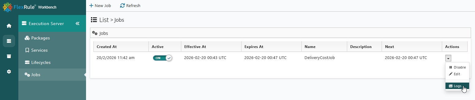 Batch Logs