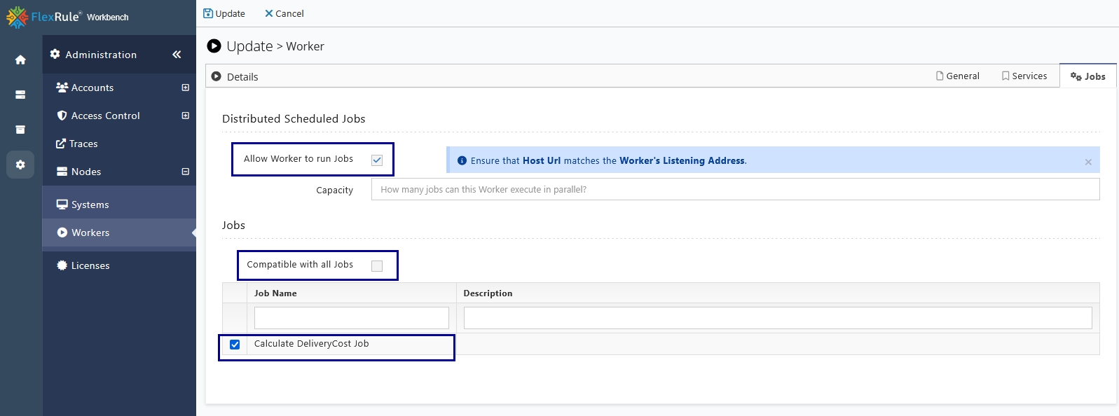 Assign Jobs to the Worker