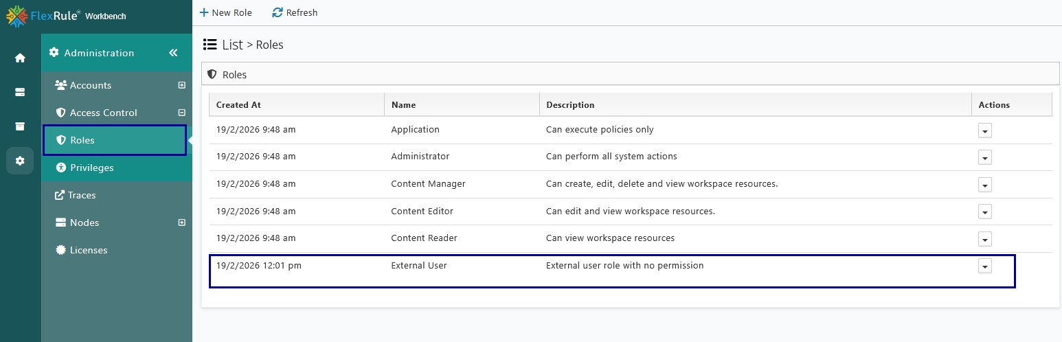External User