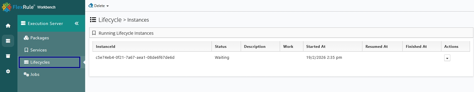 Lifecycle in CDM waiting