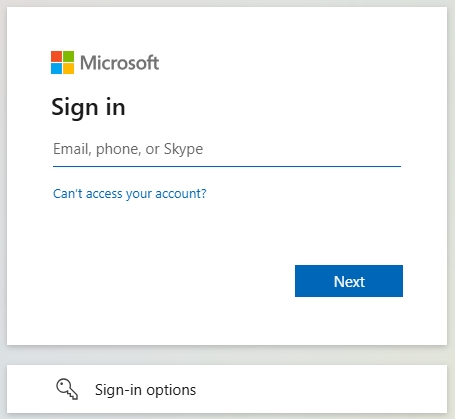Microsoft Sign in