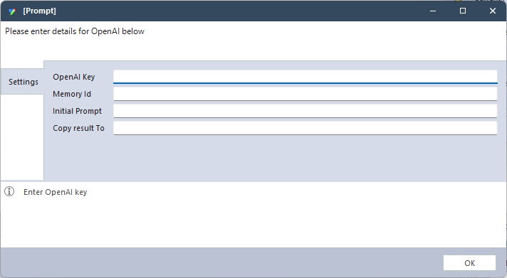 Prompt Settings