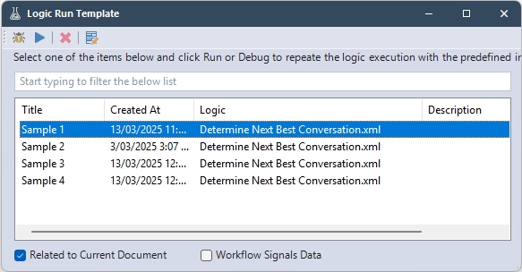 Run Templates for Next Best Conversation