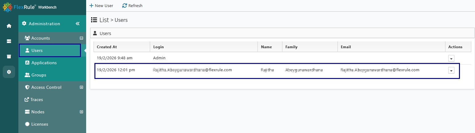 User for Azure AD