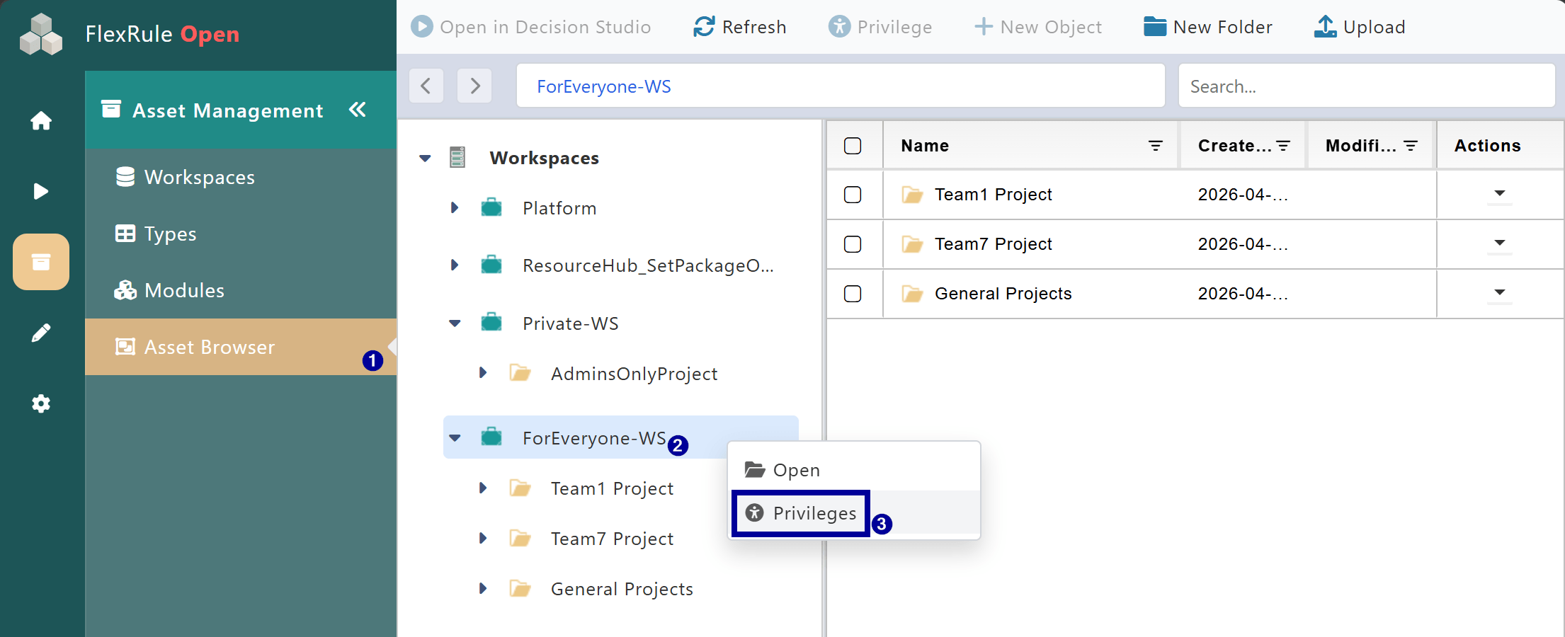 ManagingPrivileges - CreateAPrivilege_step1