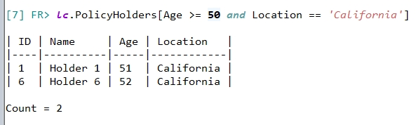 LC And operator