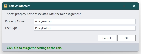 Sample Role assignment