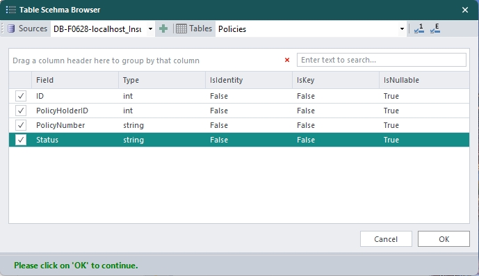 Datatable Schema2