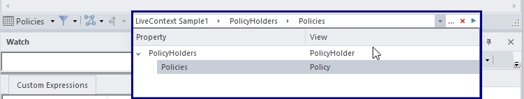 LC Relations for Policies