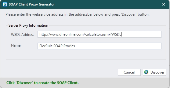 WSDL for Semantic Browser